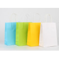 custom logo paper kraft shopping Packaging bag with handle